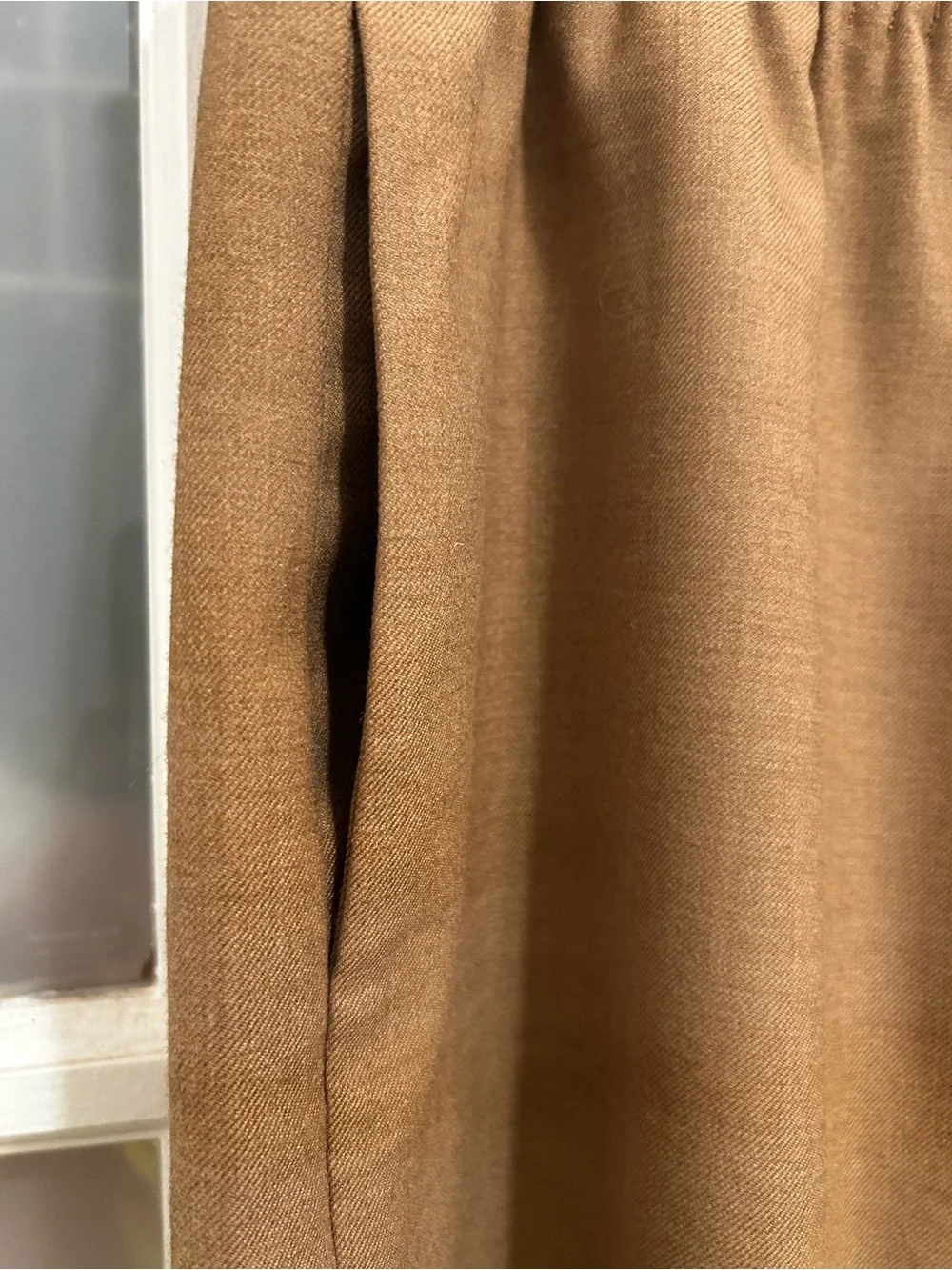 NEW! J.Crew Tan Camel Brown Wool Blend Mini Skirt Size 10